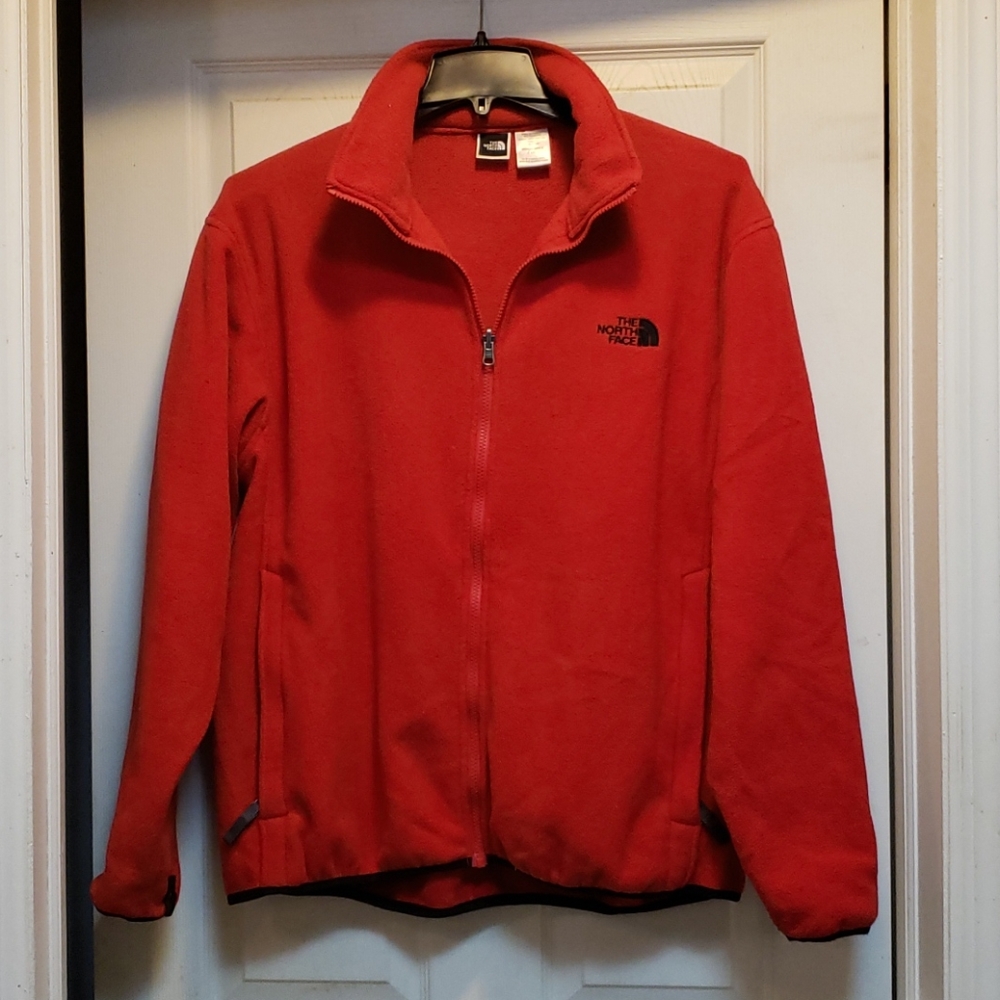Northface red fleece jacket